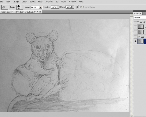 Creation of a fat rat's life: Step 1